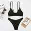 Elegant One-Shoulder Bikini Set for Women