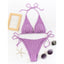 Elegant One-Shoulder Bikini Set for Women