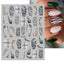 Autocollants d'Art des Ongles 3D Printemps - Designs Fantaisistes