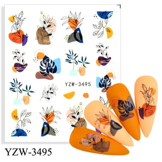 Autocollants de Transfert d'Avoine - Designs d'Été et d'Hiver