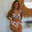 Ensemble de bikini taille haute élégant pour femmes