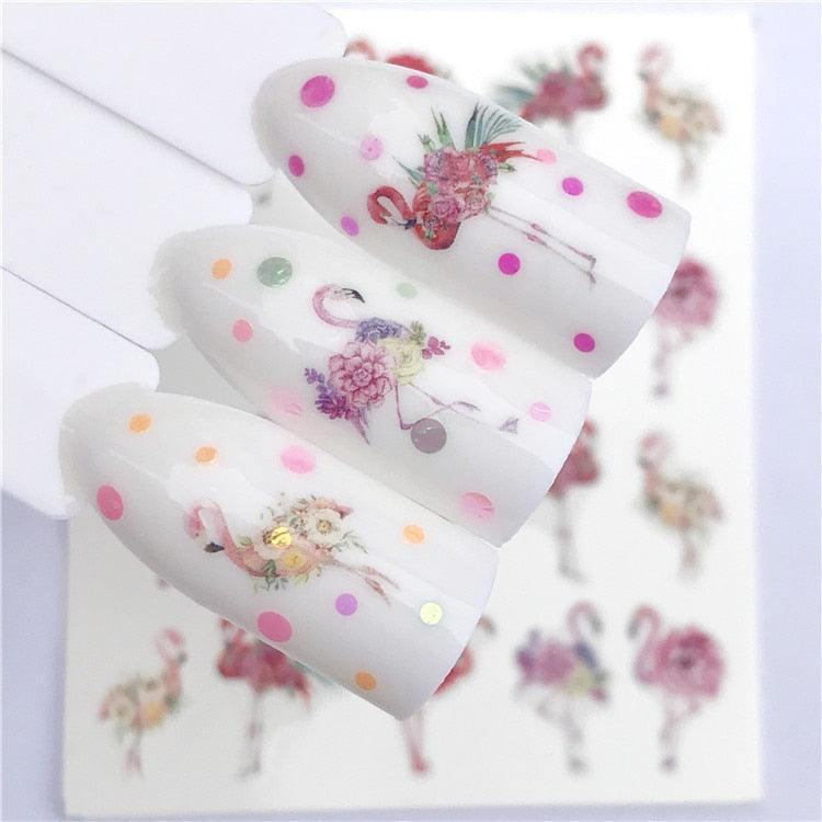 3D Heart & Star Nail Art Stickers - Glittery Adhesive Decorations for Stunning Manicures - Korvel