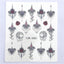 3D Heart & Star Nail Art Stickers - Glittery Adhesive Decorations for Stunning Manicures - Korvel