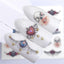 3D Heart & Star Nail Art Stickers - Glittery Adhesive Decorations for Stunning Manicures - Korvel