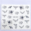 3D Heart & Star Nail Art Stickers - Glittery Adhesive Decorations for Stunning Manicures - Korvel