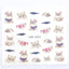 3D Heart & Star Nail Art Stickers - Glittery Adhesive Decorations for Stunning Manicures - Korvel