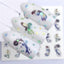 3D Heart & Star Nail Art Stickers - Glittery Adhesive Decorations for Stunning Manicures - Korvel