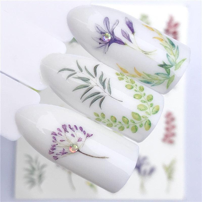3D Heart & Star Nail Art Stickers - Glittery Adhesive Decorations for Stunning Manicures - Korvel
