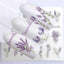 3D Heart & Star Nail Art Stickers - Glittery Adhesive Decorations for Stunning Manicures - Korvel