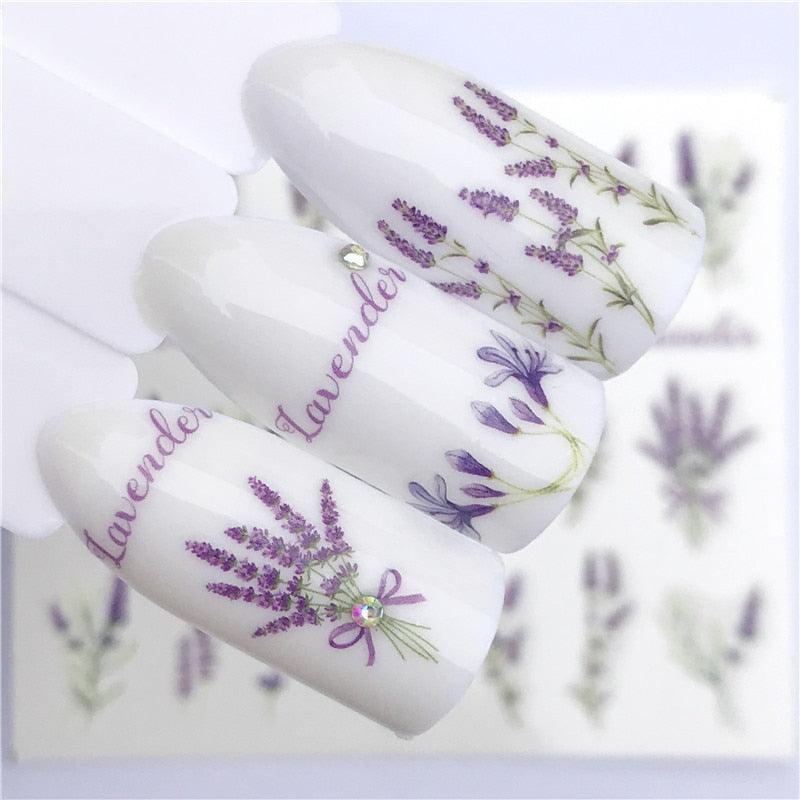 3D Heart & Star Nail Art Stickers - Glittery Adhesive Decorations for Stunning Manicures - Korvel