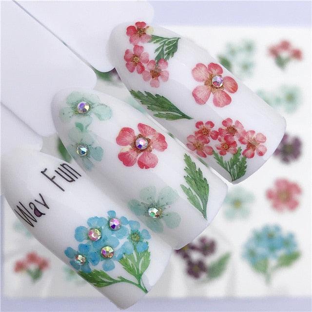 3D Heart & Star Nail Art Stickers - Glittery Adhesive Decorations for Stunning Manicures - Korvel