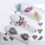 3D Heart & Star Nail Art Stickers - Glittery Adhesive Decorations for Stunning Manicures - Korvel