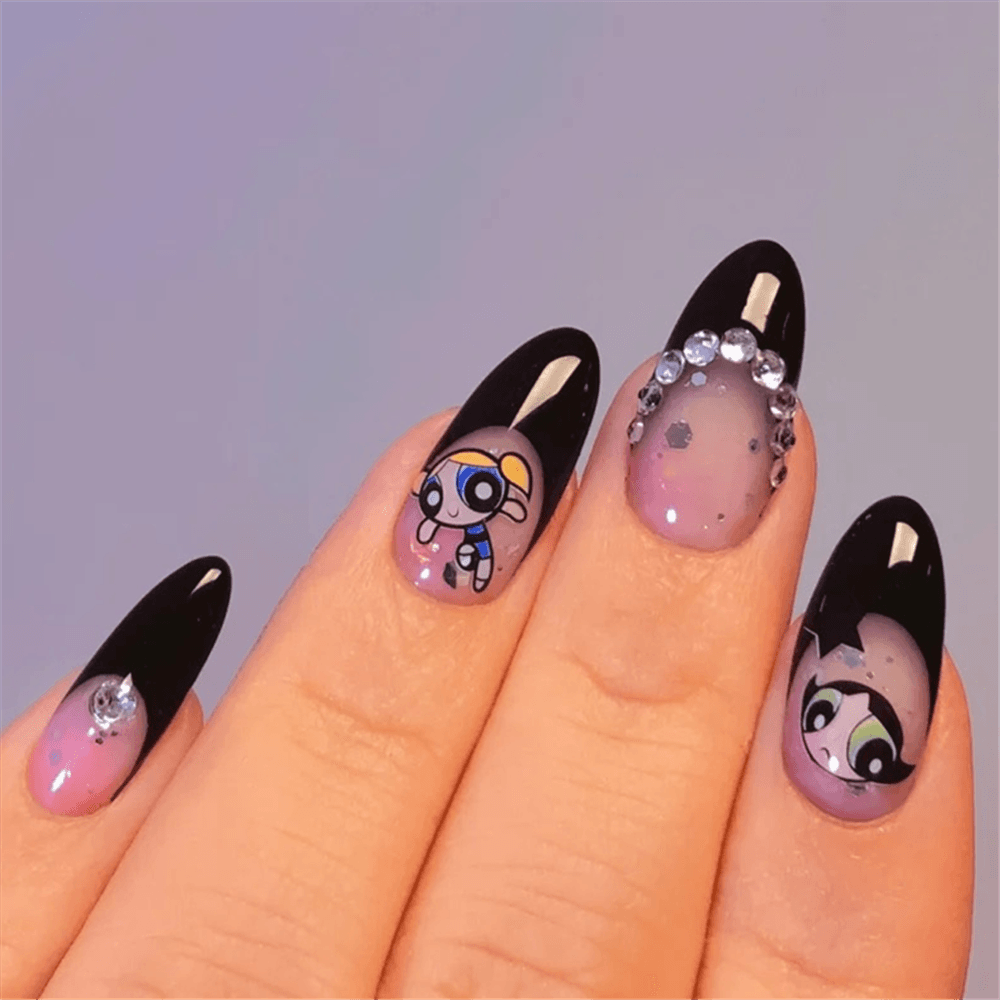 Cute Rabbit & Cat 3D Nail Art Stickers - Self-Adhesive Decals