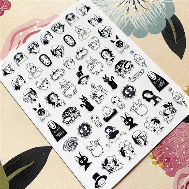 Cute Rabbit & Cat 3D Nail Art Stickers - Self-Adhesive Decals