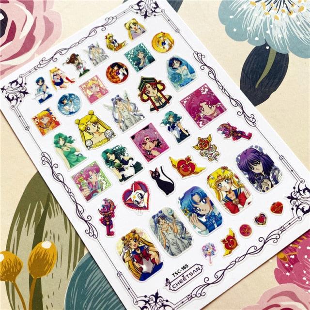 Cute Rabbit & Cat 3D Nail Art Stickers - Self-Adhesive Decals