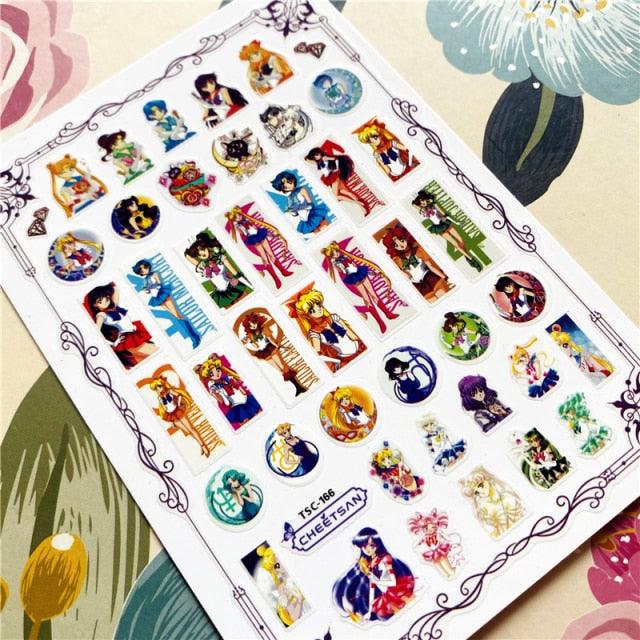 Cute Rabbit & Cat 3D Nail Art Stickers - Self-Adhesive Decals