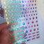 Mixed Acrylic Nail Art Stickers - Unique Leaf Designs