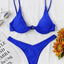 Ensemble de bikini sous-vêtement V-bar néon pour femmes