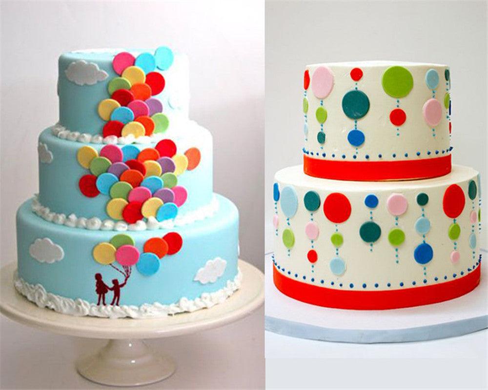 Juego de Cortadores de Galletas de Fondant en Forma de Corazón y Sello Eyectable