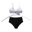 Modern Floral High Waist Bikini Set for Women