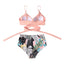 Modern Floral High Waist Bikini Set for Women