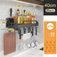 Wall-Mounted Spice Rack Organizer