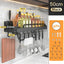 Wall-Mounted Spice Rack Organizer