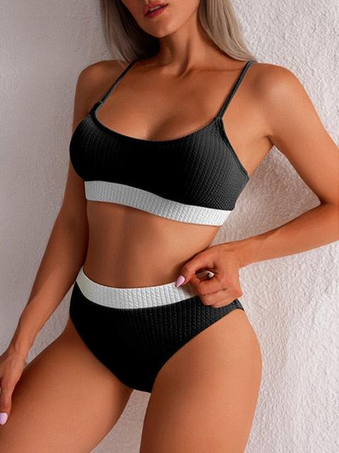 Ensemble de Bikini Taille Haute Premium pour Femmes
