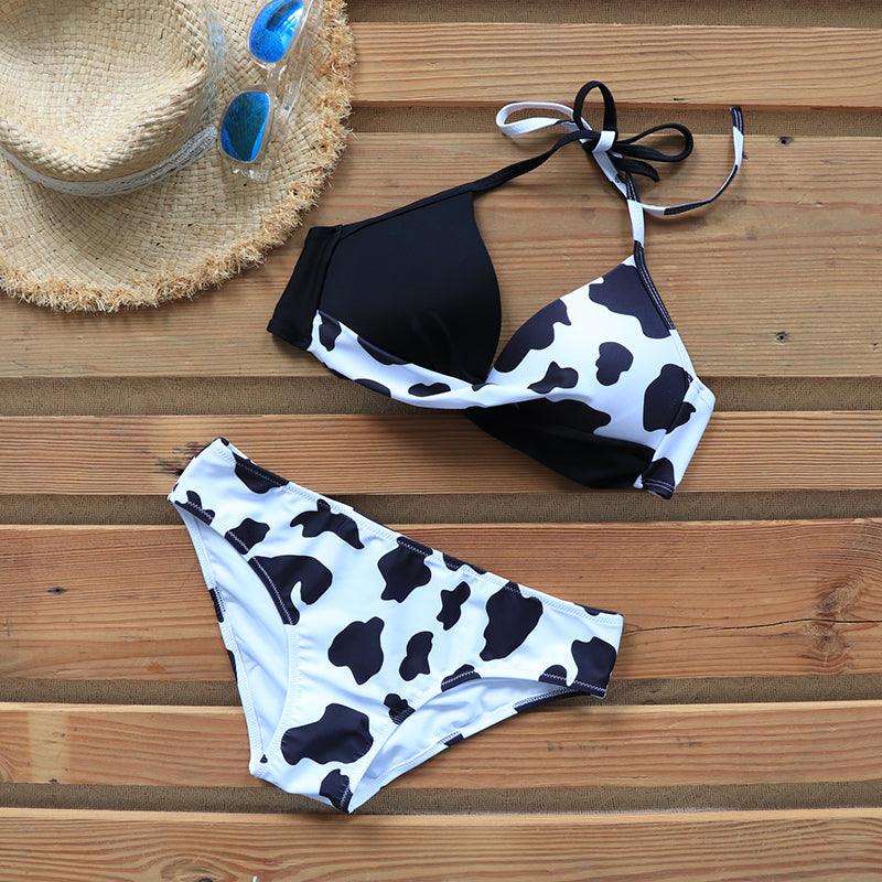 Floral Push Up Bikini Set for Women
