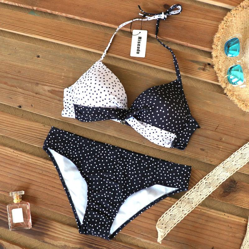 Floral Push Up Bikini Set for Women
