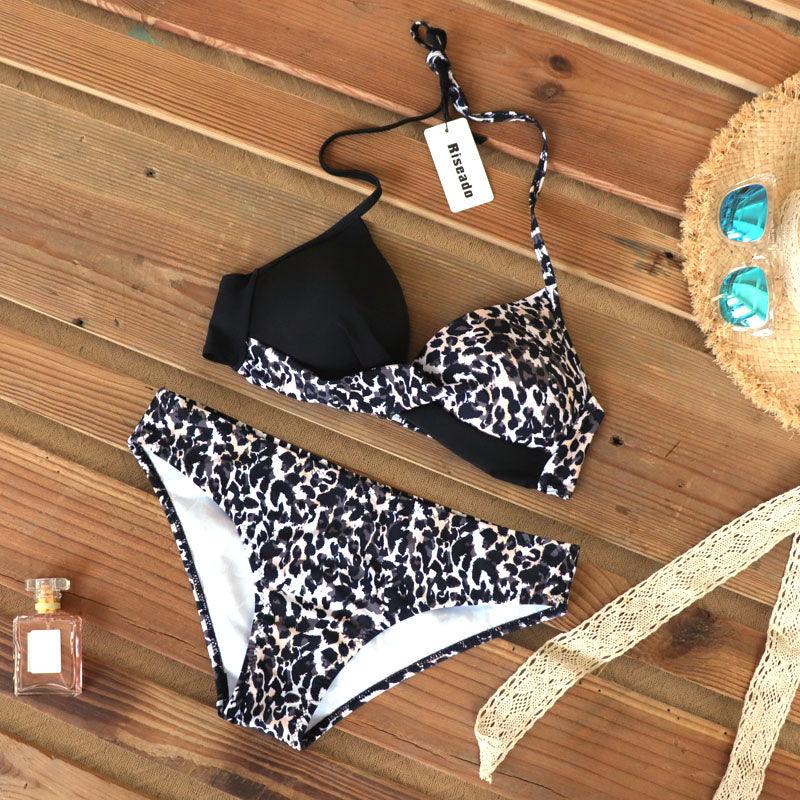 Floral Push Up Bikini Set for Women