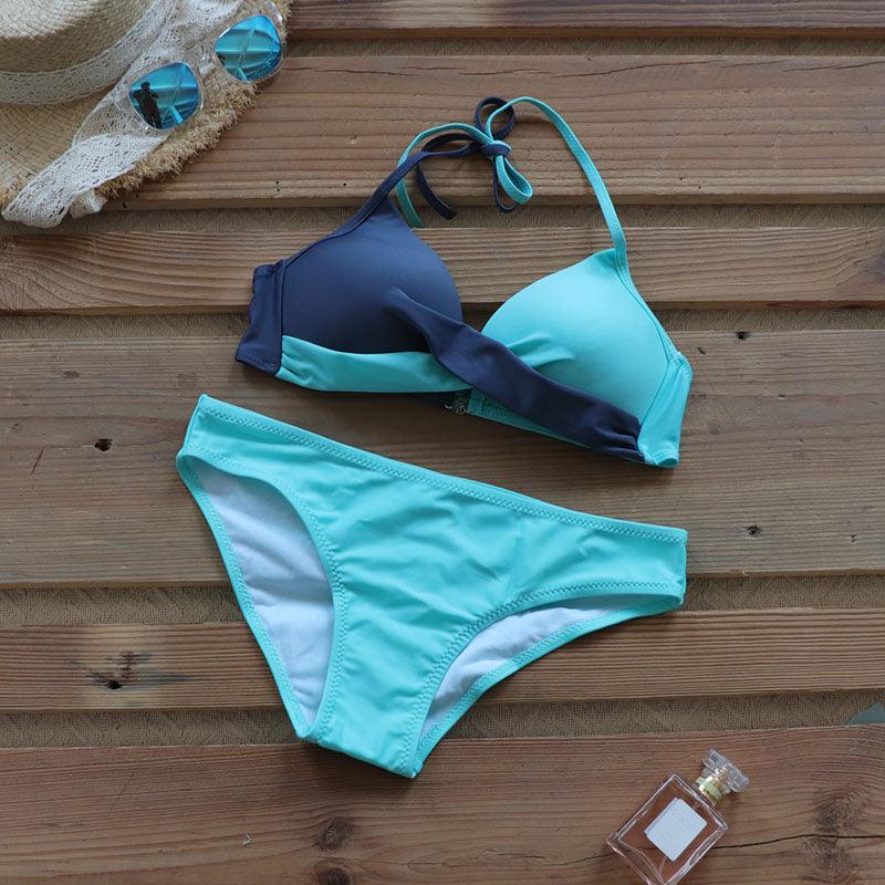 Floral Push Up Bikini Set for Women