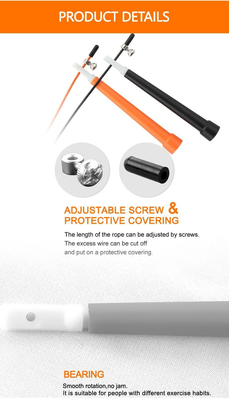 Professional Adjustable Speed Jump Rope for Fitness Training