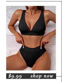 Ensemble de Bikini Taille Haute Premium pour Femmes