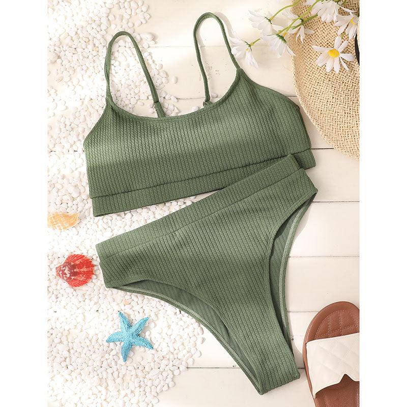 Ensemble de Bikini Taille Haute Premium pour Femmes