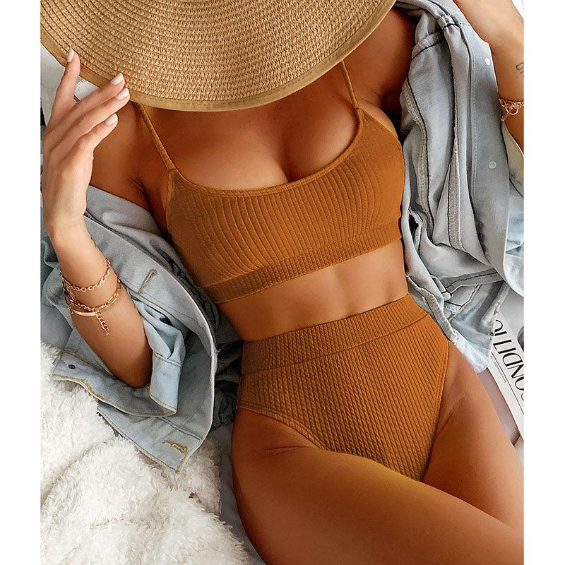 Ensemble de Bikini Taille Haute Premium pour Femmes