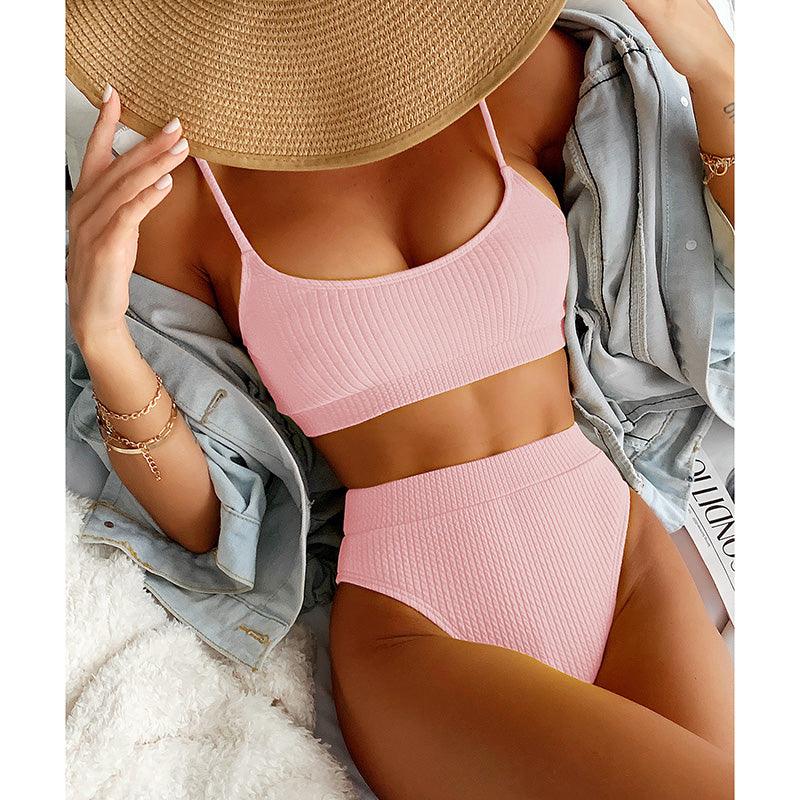 Ensemble de Bikini Taille Haute Premium pour Femmes