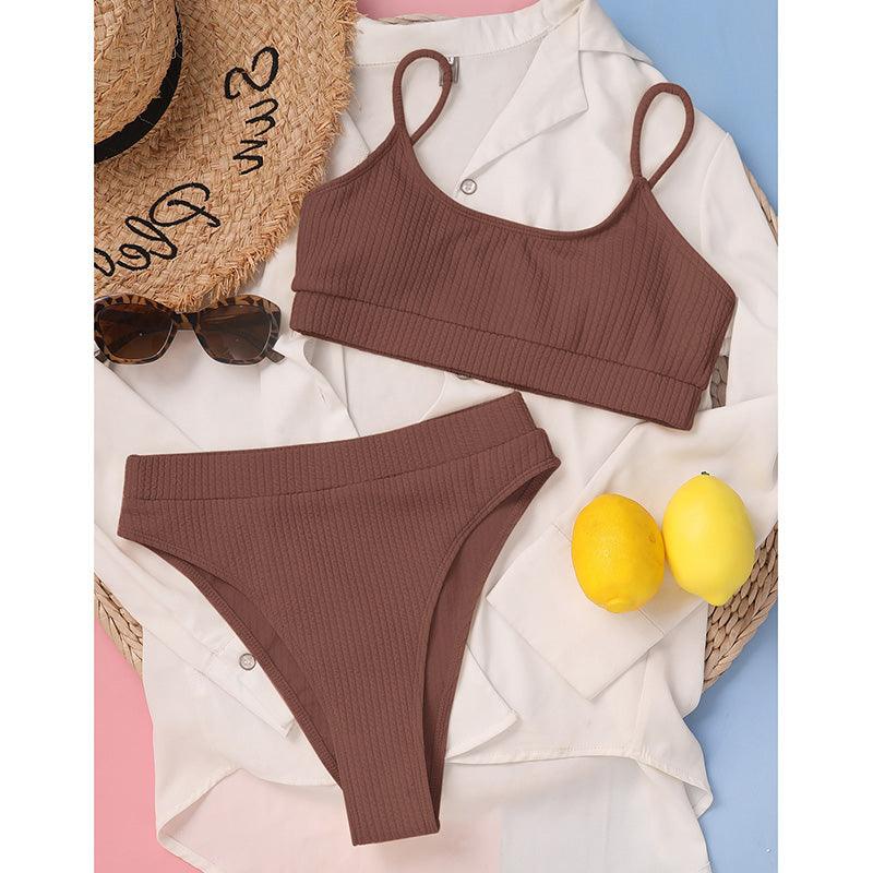 Ensemble de Bikini Taille Haute Premium pour Femmes
