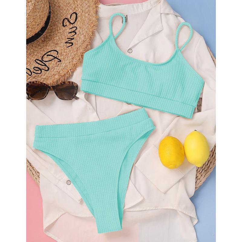 Ensemble de Bikini Taille Haute Premium pour Femmes