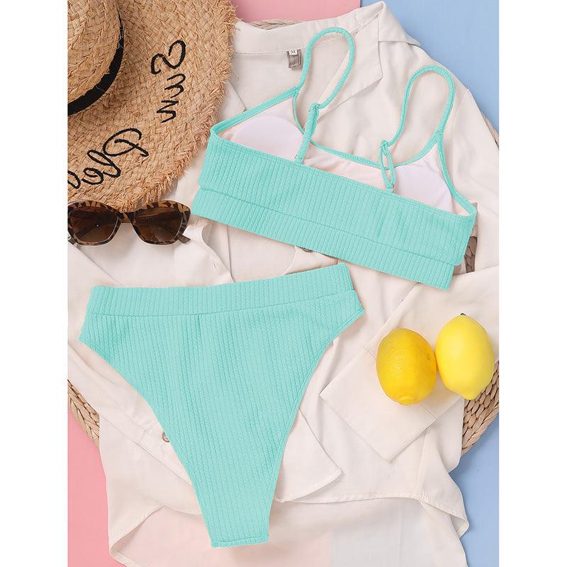 Ensemble de Bikini Taille Haute Premium pour Femmes