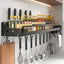 Wall-Mounted Spice Rack Organizer