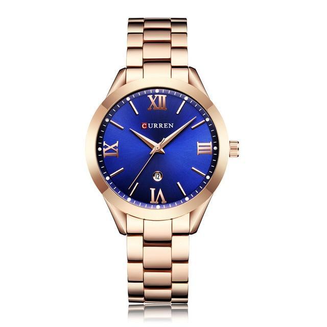 Montre étanche élégante pour femme avec affichage de la date