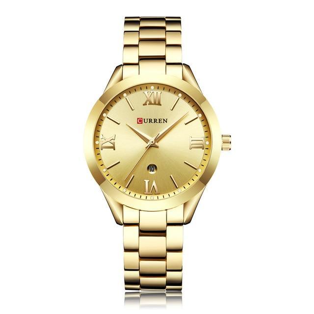 Montre étanche élégante pour femme avec affichage de la date