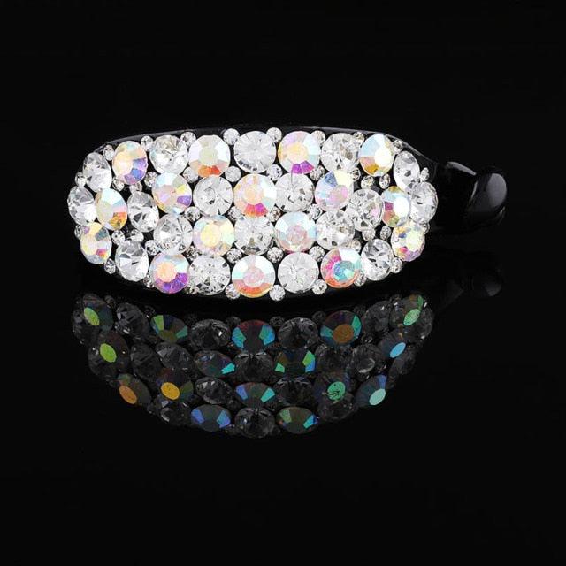 Épinglette en strass élégante pour femmes - Barrette à cheveux premium