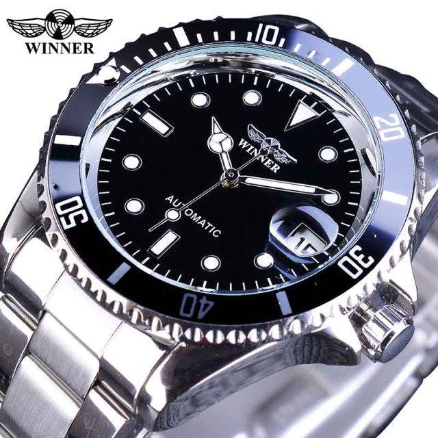 Luxury Luminous Men's Watch with Elegant Leather Strap