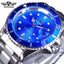 Luxury Luminous Men's Watch with Elegant Leather Strap