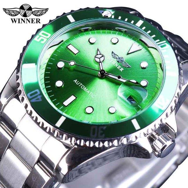 Luxury Luminous Men's Watch with Elegant Leather Strap
