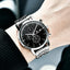 Reloj de Cuarzo de Lujo para Hombre - Reloj Deportivo de Cuero Impermeable