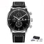 Reloj de Cuarzo de Lujo para Hombre - Reloj Deportivo de Cuero Impermeable