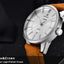 Reloj de Negocios para Hombre con Correa de Cuero Marrón de Lujo